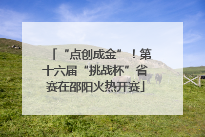 “点创成金”！第十六届“挑战杯”省赛在邵阳火热开赛