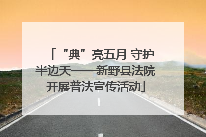 “典”亮五月 守护半边天——新野县法院开展普法宣传活动