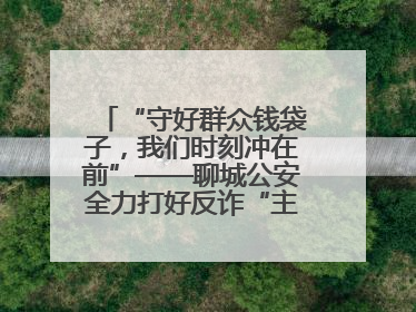 “守好群众钱袋子，我们时刻冲在前”——聊城公安全力打好反诈“主动仗”