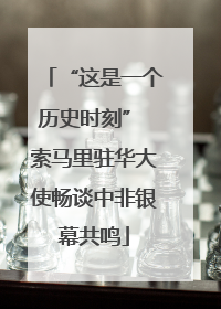 “这是一个历史时刻” 索马里驻华大使畅谈中非银幕共鸣