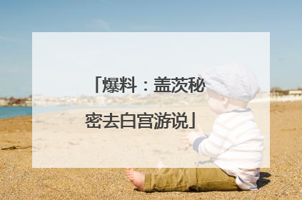 爆料：盖茨秘密去白宫游说