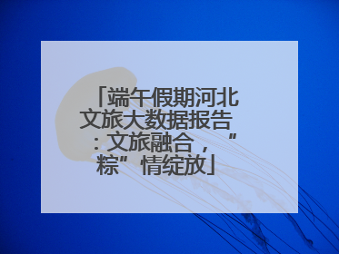 端午假期河北文旅大数据报告：文旅融合，“粽”情绽放