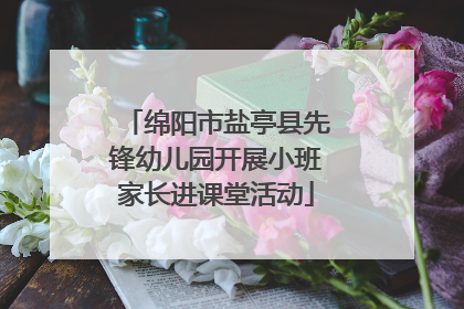绵阳市盐亭县先锋幼儿园开展小班家长进课堂活动