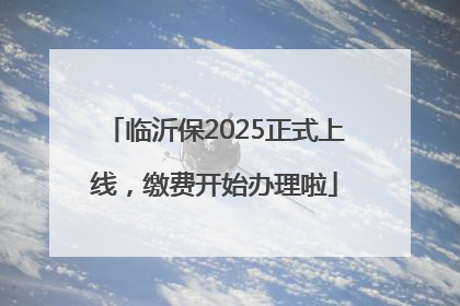 临沂保2025正式上线，缴费开始办理啦