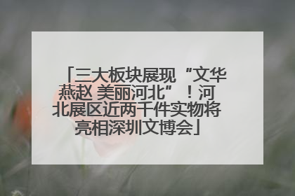 三大板块展现“文华燕赵 美丽河北”！河北展区近两千件实物将亮相深圳文博会