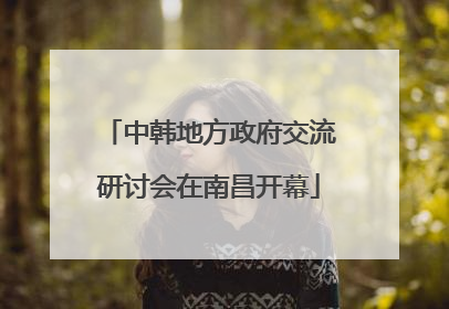 中韩地方政府交流研讨会在南昌开幕