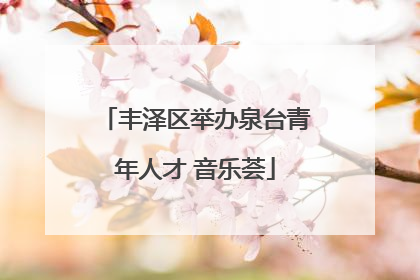 丰泽区举办泉台青年人才 音乐荟