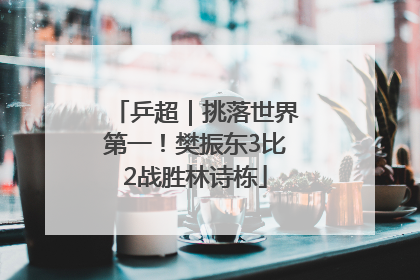 乒超｜挑落世界第一！樊振东3比2战胜林诗栋