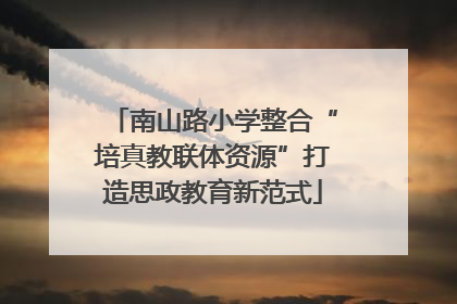 南山路小学整合“培真教联体资源”打造思政教育新范式
