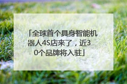 全球首个具身智能机器人4S店来了，近30个品牌将入驻