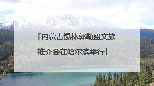 内蒙古锡林郭勒盟文旅推介会在哈尔滨举行