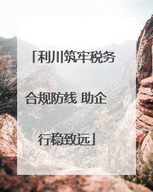 利川筑牢税务合规防线 助企行稳致远