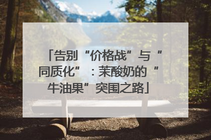 告别“价格战”与“同质化”：茉酸奶的“牛油果”突围之路