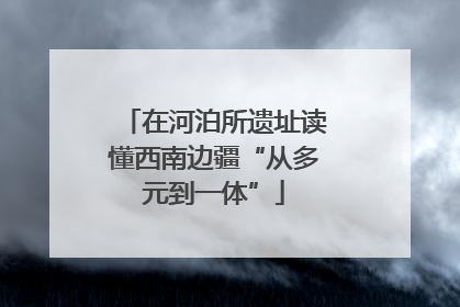 在河泊所遗址读懂西南边疆“从多元到一体”