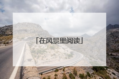 在风景里阅读