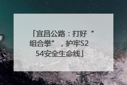 宜昌公路：打好“组合拳”，护牢S254安全生命线