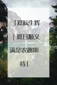 夏耘生辉｜夏日顺义满是农趣期待