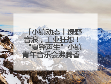 小镇动态丨绿野音浪，工业狂想！“夏铎声生”小镇青年音乐会沸腾香山竹海
