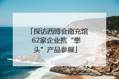 探访西博会南充馆 62家企业携“拳头”产品参展
