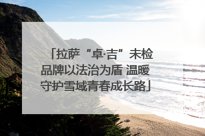 拉萨“卓·吉”未检品牌以法治为盾 温暖守护雪域青春成长路