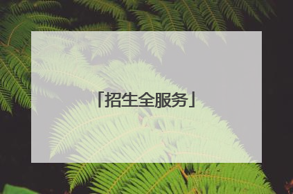 招生全服务