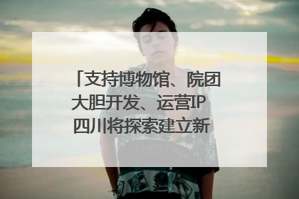 支持博物馆、院团大胆开发、运营IP 四川将探索建立新的收入分配激励机制｜新闻发布最前线