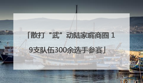 散打“武”动陆家嘴商圈 19支队伍300余选手参赛