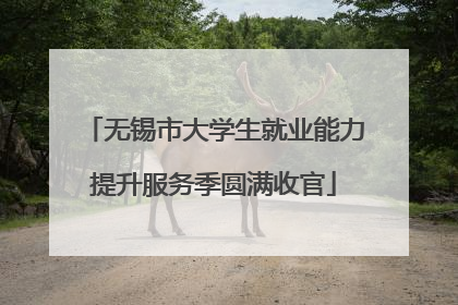 无锡市大学生就业能力提升服务季圆满收官