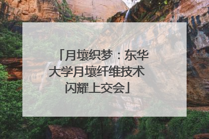 月壤织梦：东华大学月壤纤维技术闪耀上交会