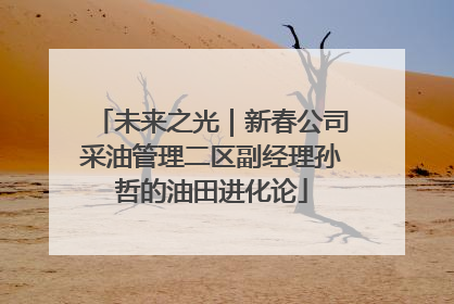 未来之光｜新春公司采油管理二区副经理孙哲的油田进化论