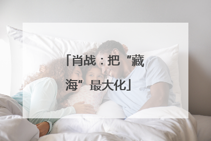肖战：把“藏海”最大化