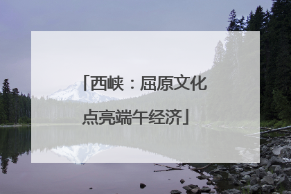 西峡：屈原文化点亮端午经济