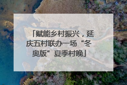 赋能乡村振兴，延庆五村联办一场“冬奥版”夏季村晚