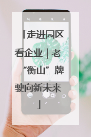 走进园区看企业｜老“衡山”牌驶向新未来