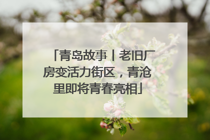 青岛故事丨老旧厂房变活力街区，青沧里即将青春亮相