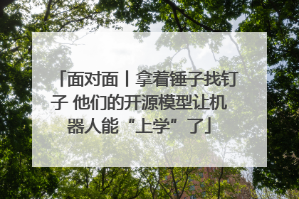 面对面丨拿着锤子找钉子 他们的开源模型让机器人能“上学”了