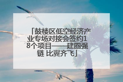 鼓楼区低空经济产业专场对接会签约18个项目——建圈强链 比翼齐飞