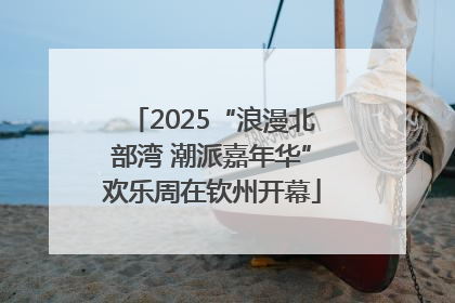 2025“浪漫北部湾 潮派嘉年华”欢乐周在钦州开幕