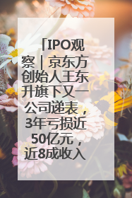 IPO观察｜京东方创始人王东升旗下又一公司递表，3年亏损近50亿元，近8成收入来自同一客户