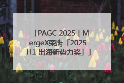 PAGC 2025｜MergeX荣膺「2025 H1 出海新势力奖」